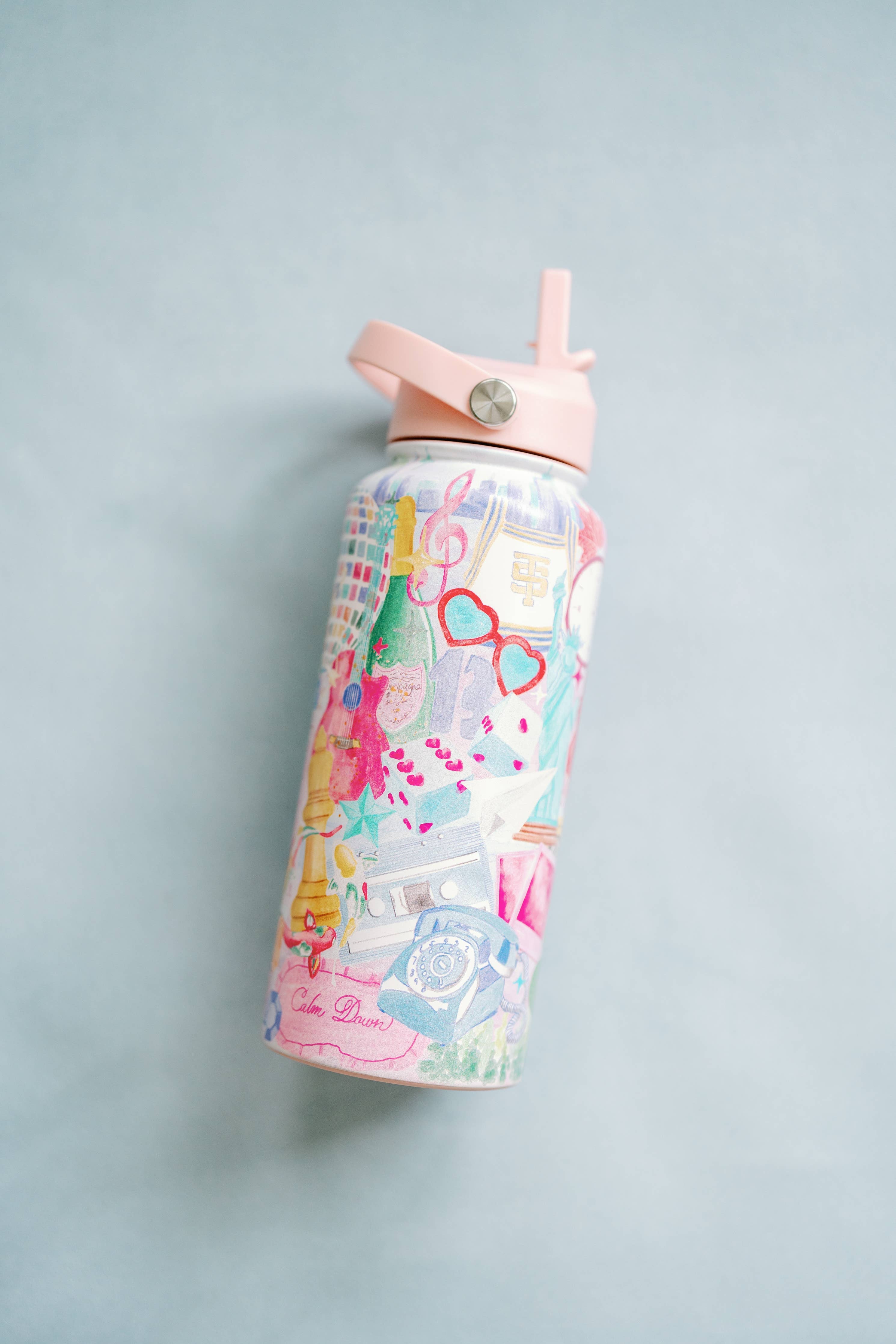 Taylor Swift | Insulated Water Bottle-Home - Drinkware-Gracefully Made Art-Sister Shirts, Cute & Custom Tees for Mama & Littles in Trussville, Alabama.