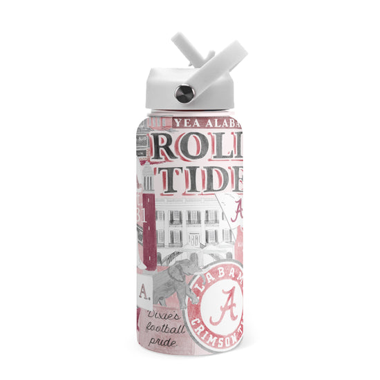 The University of Alabama | Insulated Water Bottle-Gracefully Made Art-Sister Shirts, Cute & Custom Tees for Mama & Littles in Trussville, Alabama.