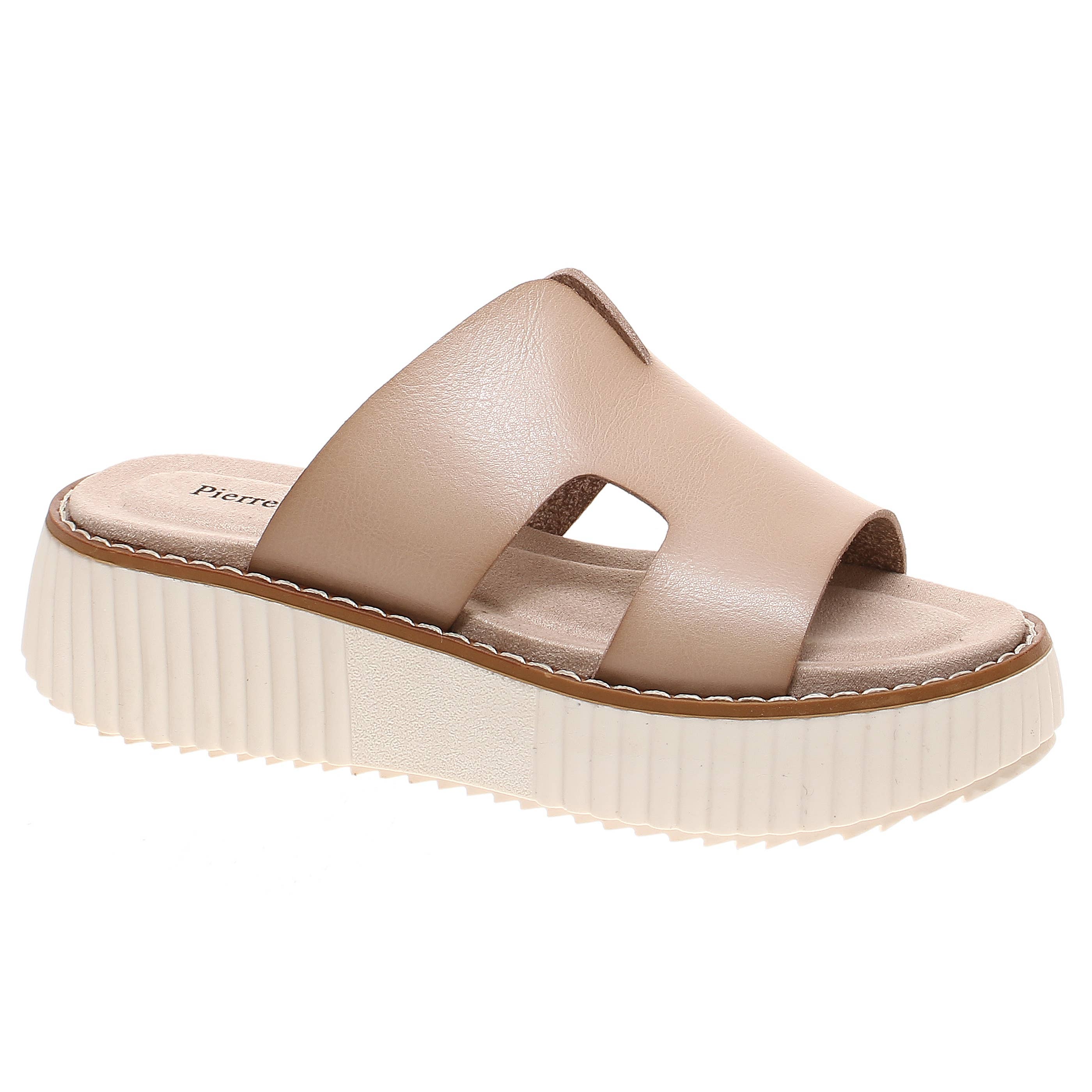 Sweet Slip-On Sandal in Nude-Women - Shoes - Sandals-Pierre Dumas-Sister Shirts, Cute & Custom Tees for Mama & Littles in Trussville, Alabama.