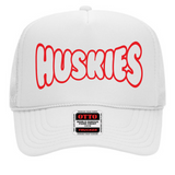 Bubble Huskies Trucker Hat-Sister Shirts-Sister Shirts, Cute & Custom Tees for Mama & Littles in Trussville, Alabama.
