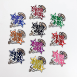 Football Red Game Day Checkered Star Sequin Patch-ABLNco-Sister Shirts, Cute & Custom Tees for Mama & Littles in Trussville, Alabama.