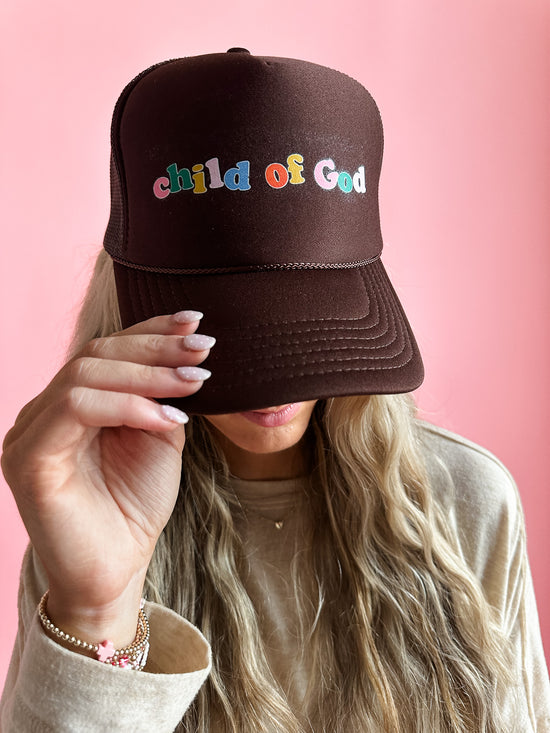 Child of God | Adult Trucker Hat-Women - Accessories - Hats-Sister Shirts-Sister Shirts, Cute & Custom Tees for Mama & Littles in Trussville, Alabama.