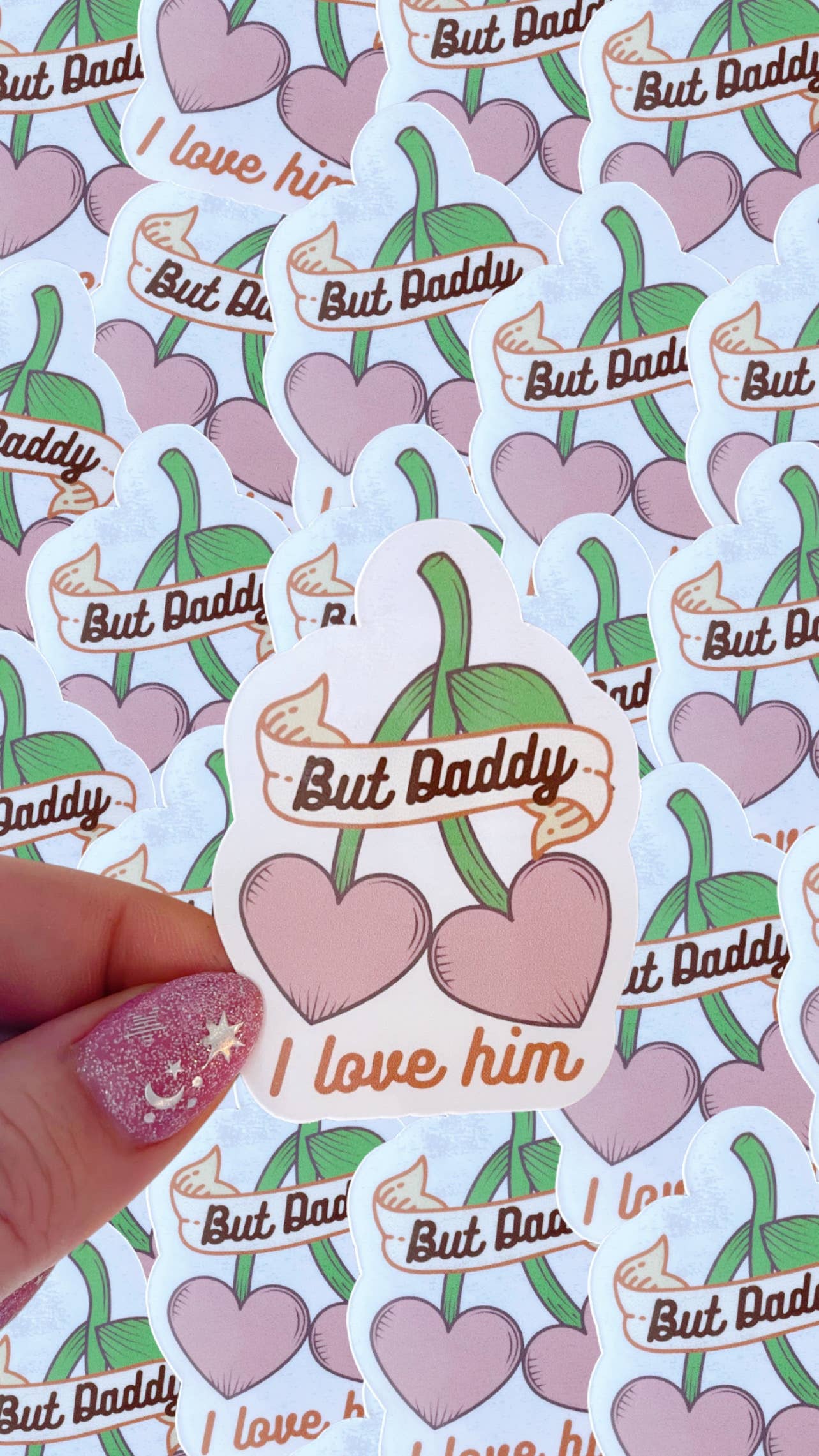 But daddy I love him | Taylor Swift inspired waterproof sticker-Home - Stationery - Stickers-Typo Lettering Co-Sister Shirts, Cute & Custom Tees for Mama & Littles in Trussville, Alabama.