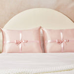 Kitsch Beauty Satin Pillowcase Gift Set in Blush-Home - Decor-KITSCH-Sister Shirts, Cute & Custom Tees for Mama & Littles in Trussville, Alabama.
