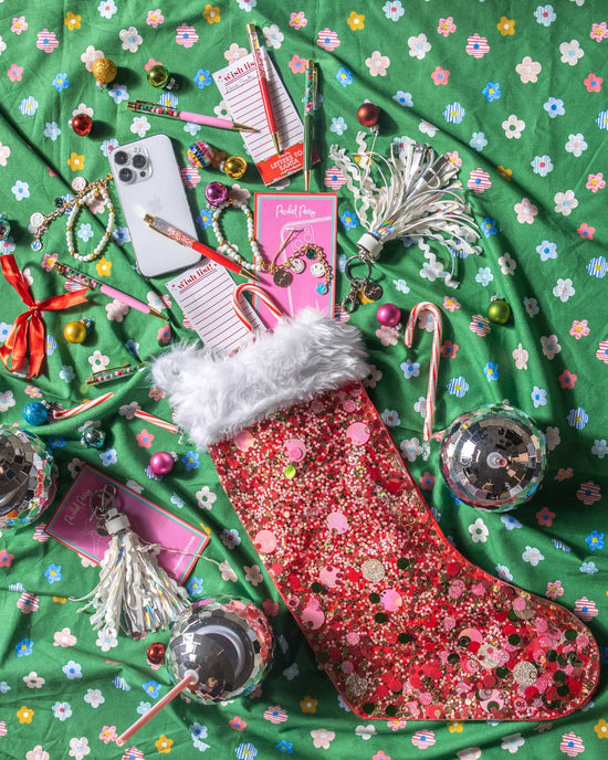 Holiday Spirit Confetti Stocking-Home-Packed Party-Sister Shirts, Cute & Custom Tees for Mama & Littles in Trussville, Alabama.