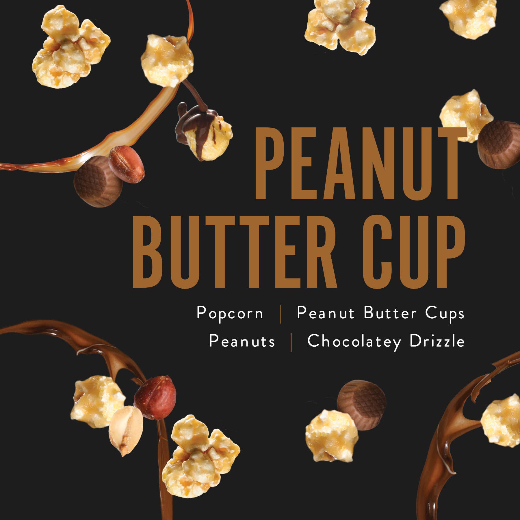 Peanut Butter Cup | Chocolate Popcorn | 19-once Canisters-Home - Gourmet-Funky Chunky-Sister Shirts, Cute & Custom Tees for Mama & Littles in Trussville, Alabama.