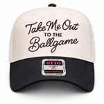 Take Me Out to the Ballgame | Adult Canvas Trucker Hat-Women - Accessories - Hats-Sister Shirts-Sister Shirts, Cute & Custom Tees for Mama & Littles in Trussville, Alabama.