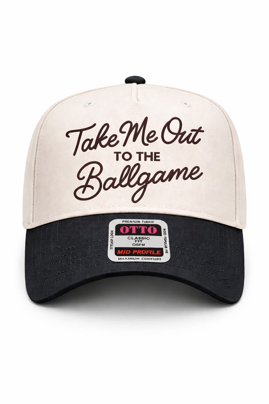 Take Me Out to the Ballgame | Adult Canvas Trucker Hat-Women - Accessories - Hats-Sister Shirts-Sister Shirts, Cute & Custom Tees for Mama & Littles in Trussville, Alabama.