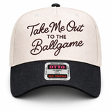 Take Me Out to the Ballgame | Adult Canvas Trucker Hat-Women - Accessories - Hats-Sister Shirts-Sister Shirts, Cute & Custom Tees for Mama & Littles in Trussville, Alabama.