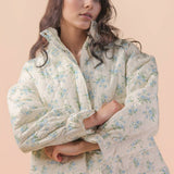 Vintage Bloom Quilted Jacket-Women - Outerwear - Jackets-Sister Shirts-Sister Shirts, Cute & Custom Tees for Mama & Littles in Trussville, Alabama.