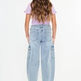 The Barrel Babe | Youth Low-Slung Jeans-Youth - Bottoms - Jeans-Kan Can USA-Sister Shirts, Cute & Custom Tees for Mama & Littles in Trussville, Alabama.