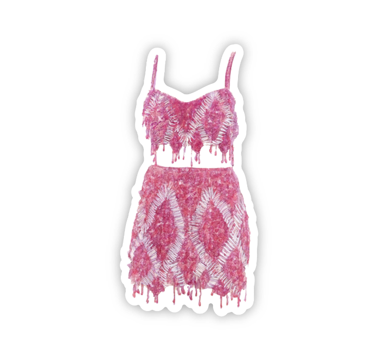 Taylor Swift 1989 Costume | Waterproof Sticker-Home - Stationery - Stickers-Gracefully Made Art-Sister Shirts, Cute & Custom Tees for Mama & Littles in Trussville, Alabama.