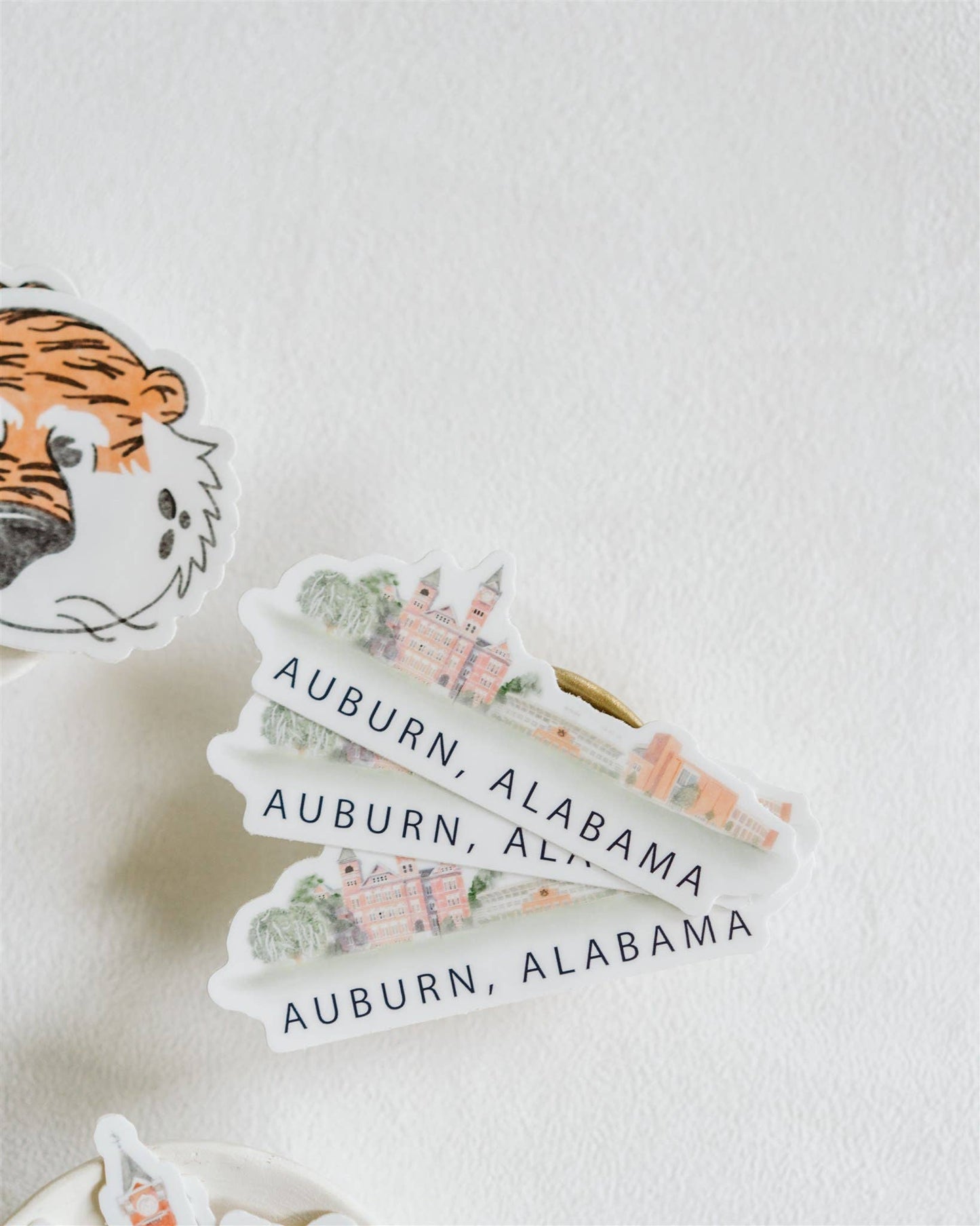 Auburn, Alabama | Watercolor Sticker-Gracefully Made Art-Sister Shirts, Cute & Custom Tees for Mama & Littles in Trussville, Alabama.