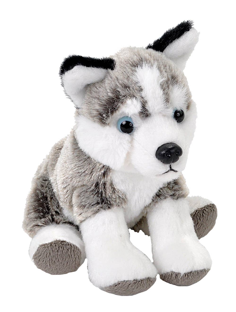 Pocketkins-ECO-Dog Husky Stuffed Animal 5"-Wild Republic-Sister Shirts, Cute & Custom Tees for Mama & Littles in Trussville, Alabama.