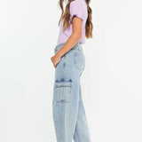 The Barrel Babe | Youth Low-Slung Jeans-Youth - Bottoms - Jeans-Kan Can USA-Sister Shirts, Cute & Custom Tees for Mama & Littles in Trussville, Alabama.