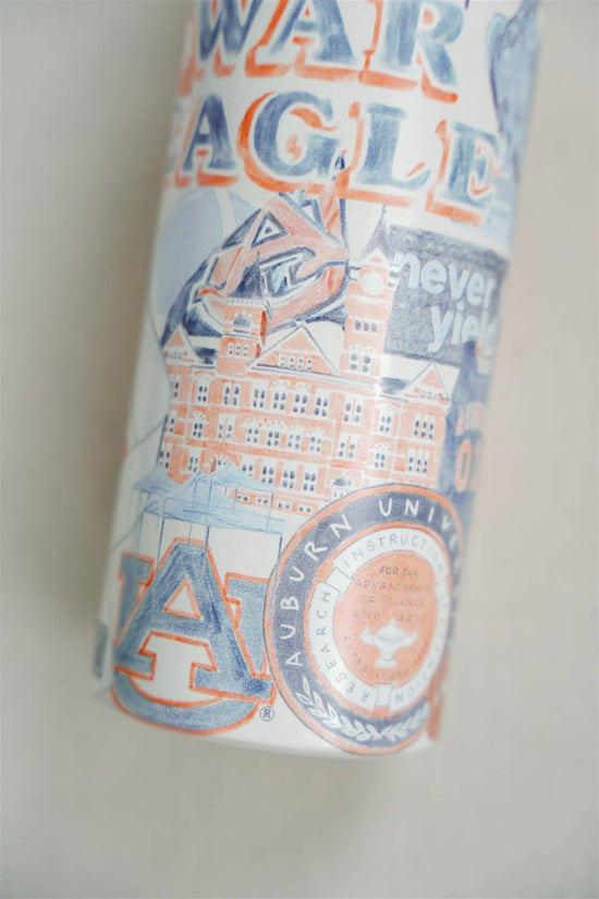 The University of Auburn | Insulated Water Bottle-Gracefully Made Art-Sister Shirts, Cute & Custom Tees for Mama & Littles in Trussville, Alabama.