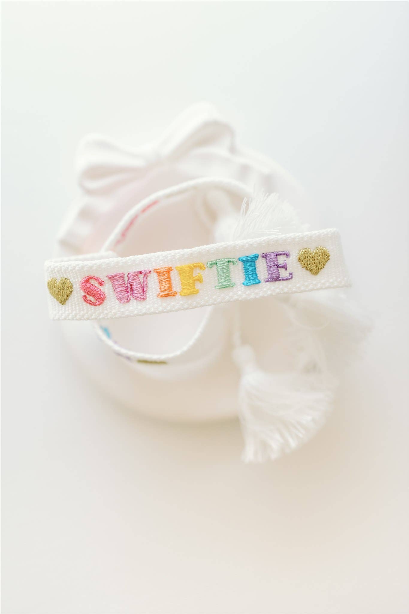 Rainbow Swiftie | Woven Bracelet-Gracefully Made Art-Sister Shirts, Cute & Custom Tees for Mama & Littles in Trussville, Alabama.