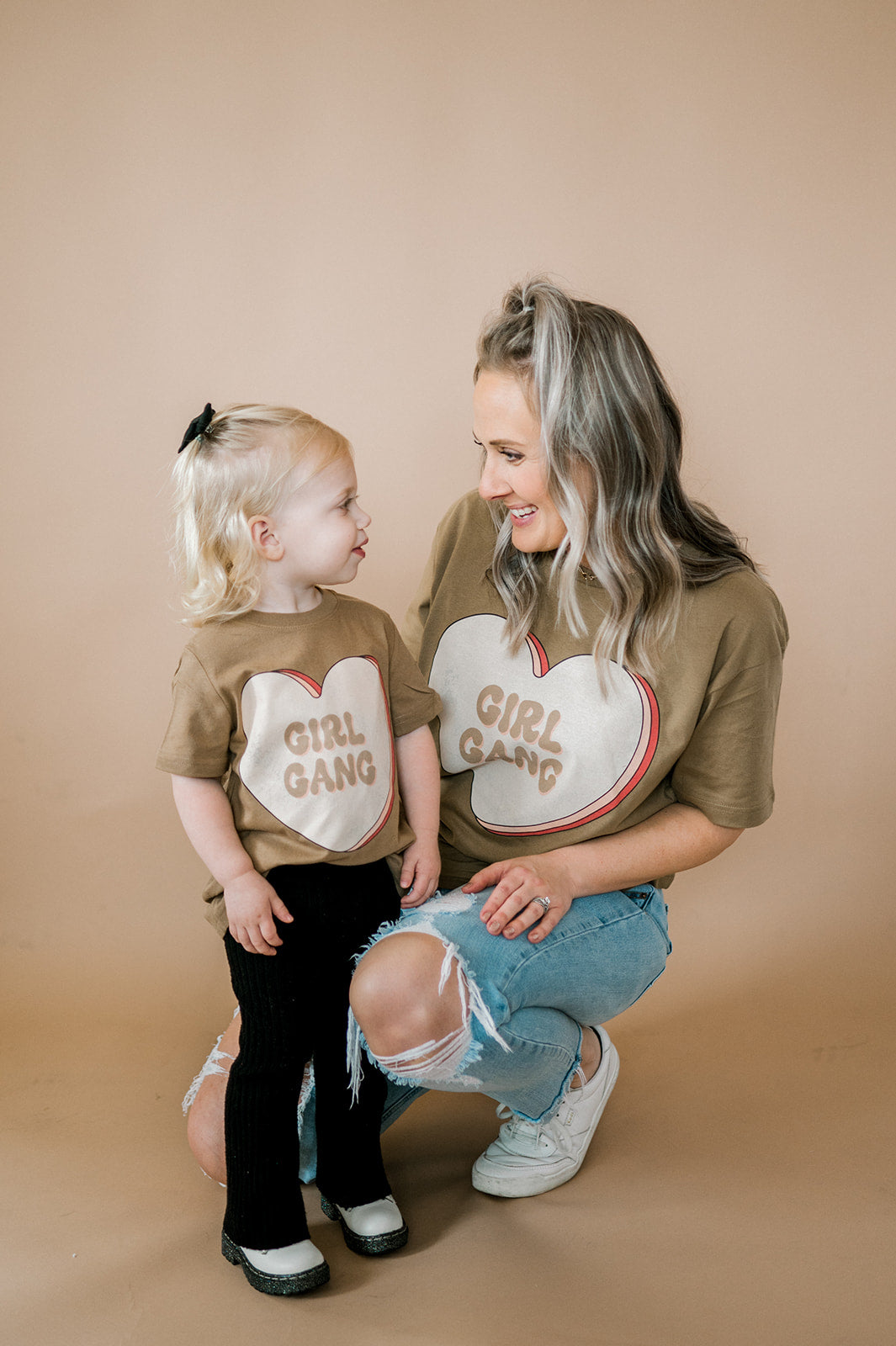 Girl Gang Multi Heart | Adult Tee | RTS-Adult Tee-Sister Shirts-Sister Shirts, Cute & Custom Tees for Mama & Littles in Trussville, Alabama.