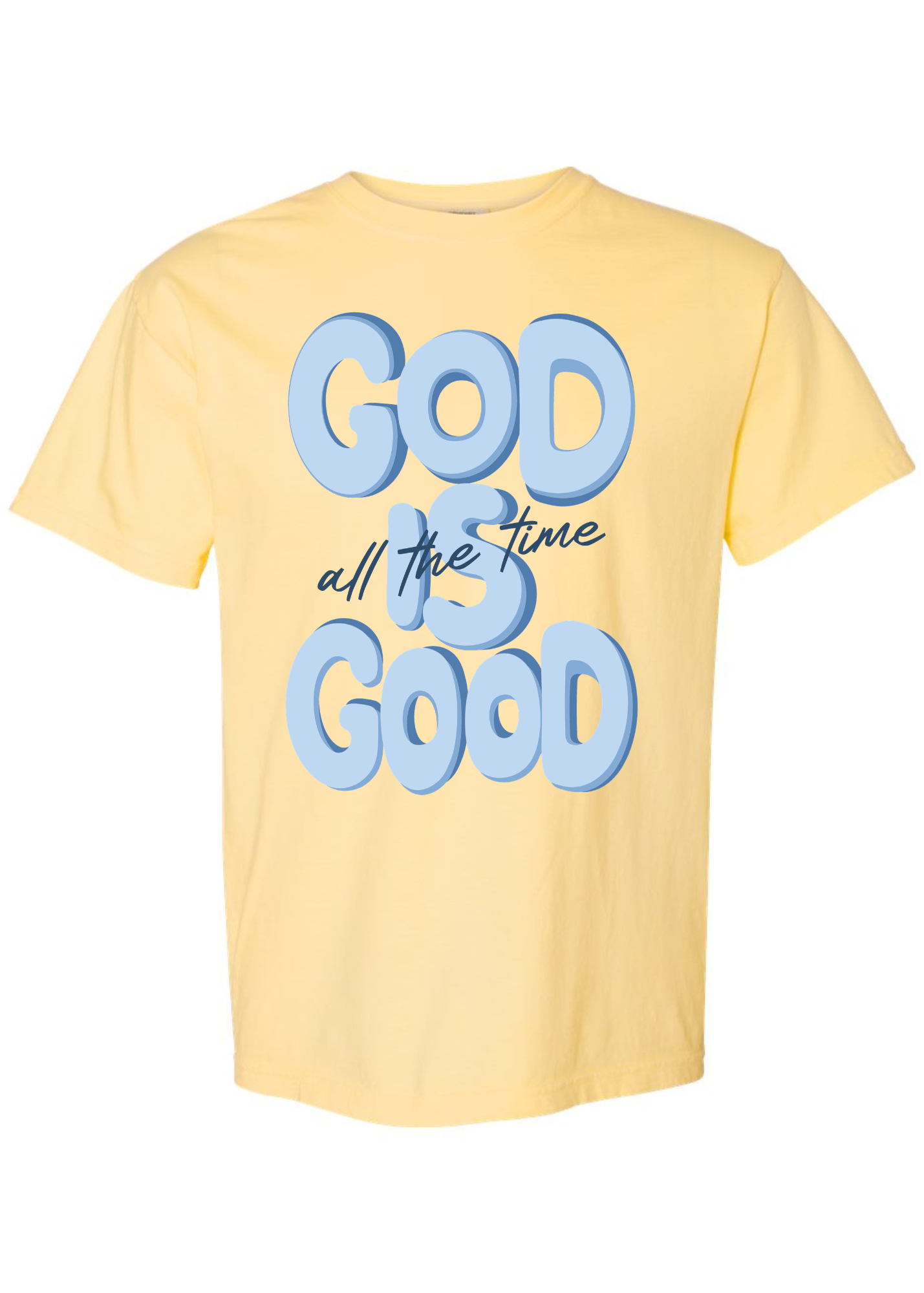God is Good | Garment Dyed Adult Tee-Womens - Tops - Tees-Sister Shirts-Sister Shirts, Cute & Custom Tees for Mama & Littles in Trussville, Alabama.