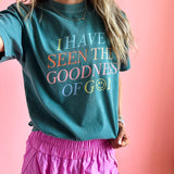 Goodness of God | Garment Dyed Tee-Womens - Tops - Tees-Sister Shirts-Sister Shirts, Cute & Custom Tees for Mama & Littles in Trussville, Alabama.