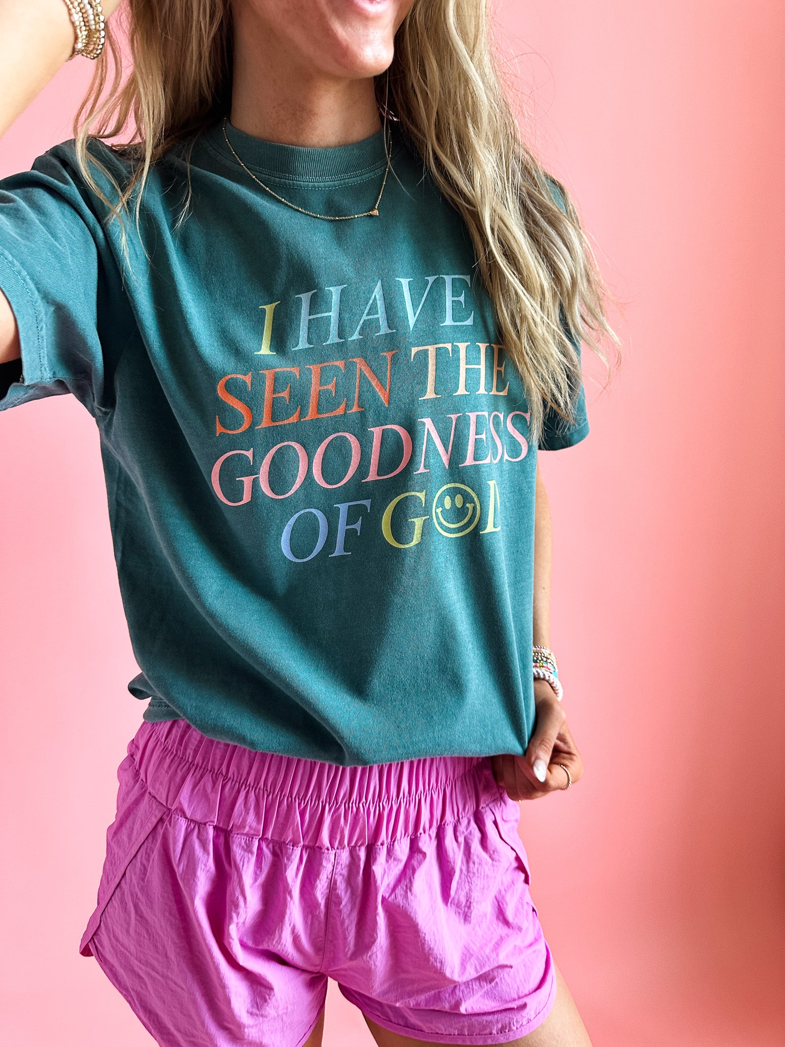 Goodness of God | Garment Dyed Tee-Womens - Tops - Tees-Sister Shirts-Sister Shirts, Cute & Custom Tees for Mama & Littles in Trussville, Alabama.