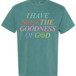 Goodness of God | Garment Dyed Tee-Womens - Tops - Tees-Sister Shirts-Sister Shirts, Cute & Custom Tees for Mama & Littles in Trussville, Alabama.