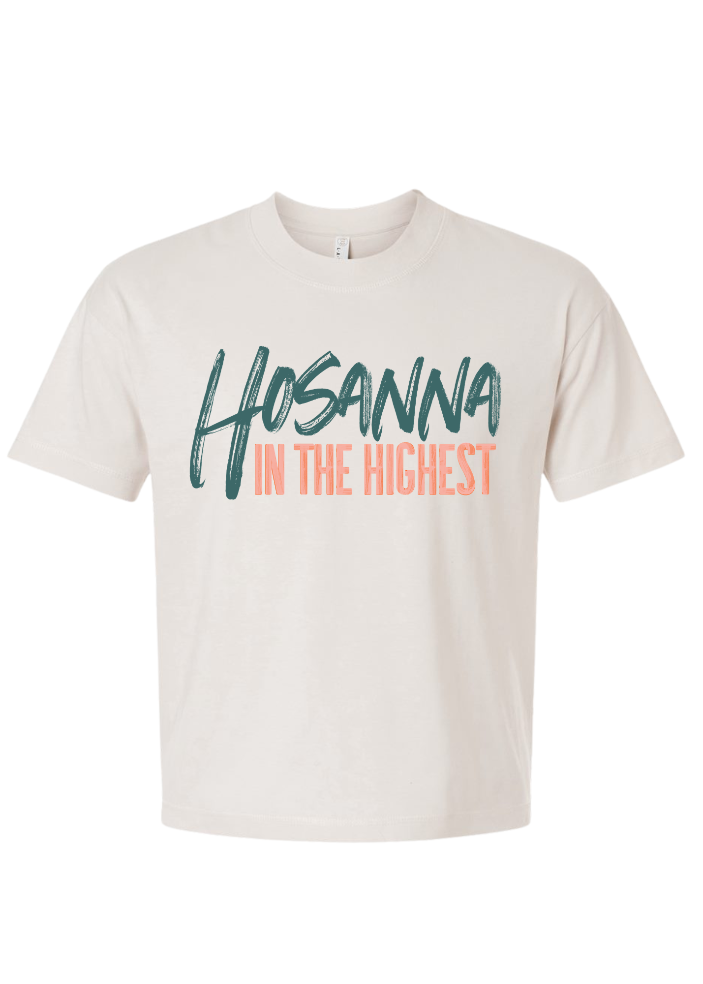 Hosanna in the Highest | Relaxed Crew Tee | RTS-Youth - Tops - Tees-Sister Shirts-Sister Shirts, Cute & Custom Tees for Mama & Littles in Trussville, Alabama.