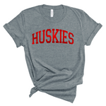 Huskies Foil | Adult Tee-Womens - Tops - Tees-Sister Shirts-Sister Shirts, Cute & Custom Tees for Mama & Littles in Trussville, Alabama.
