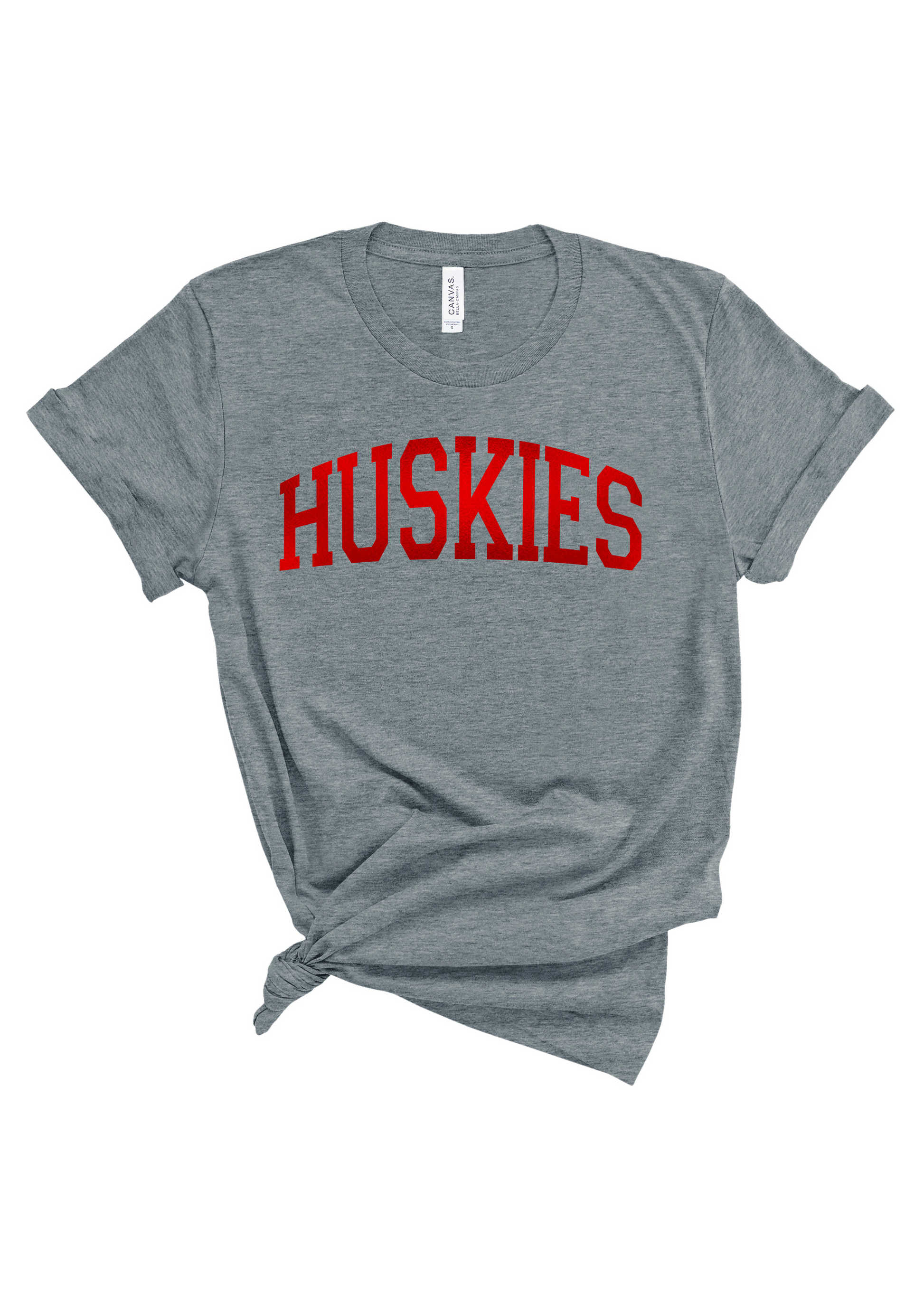 Huskies Foil | Adult Tee-Adult Tee-Sister Shirts-Sister Shirts, Cute & Custom Tees for Mama & Littles in Trussville, Alabama.