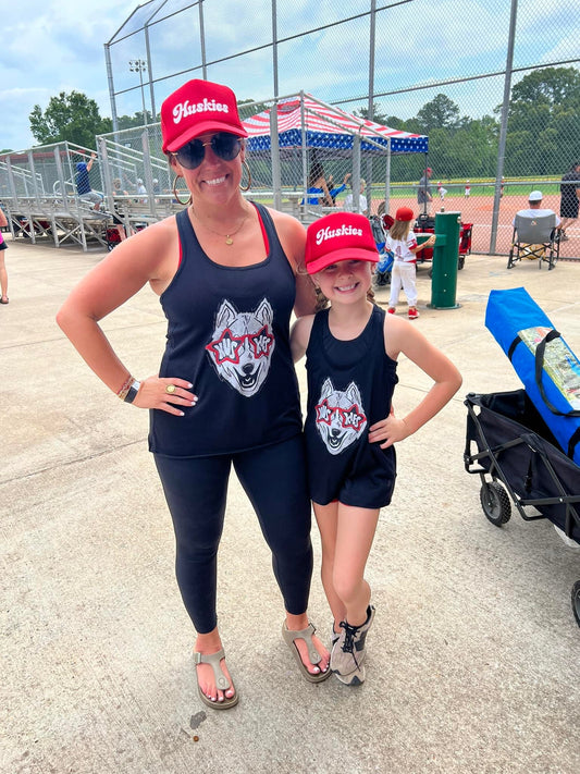Huskies | Adult Trucker Hat-Hats-Sister Shirts-Sister Shirts, Cute & Custom Tees for Mama & Littles in Trussville, Alabama.