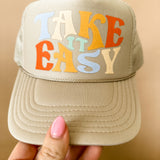 Take It Easy | Adult Trucker Hat-Women - Accessories - Hats-Sister Shirts-Sister Shirts, Cute & Custom Tees for Mama & Littles in Trussville, Alabama.
