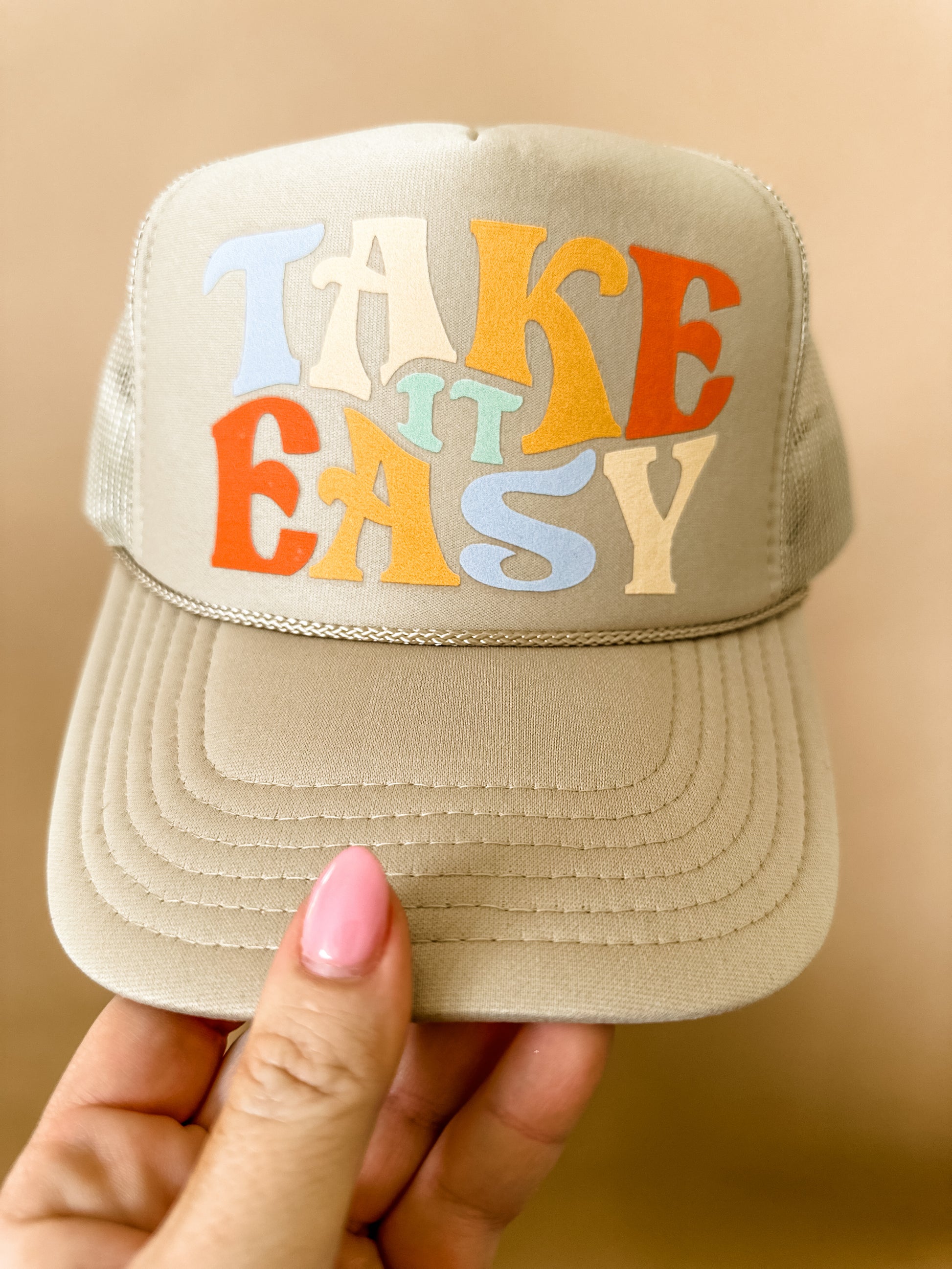Take It Easy Hat | Adult-Sister Shirts-Sister Shirts, Cute & Custom Tees for Mama & Littles in Trussville, Alabama.