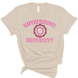 Motherhood University | Adult Tee-Womens - Tops - Tees-Sister Shirts-Sister Shirts, Cute & Custom Tees for Mama & Littles in Trussville, Alabama.