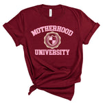 Motherhood University | Adult Tee-Womens - Tops - Tees-Sister Shirts-Sister Shirts, Cute & Custom Tees for Mama & Littles in Trussville, Alabama.