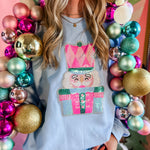 Sequin Winter Nutcracker | Adult Crewneck-Adult Crewneck-Sister Shirts-Sister Shirts, Cute & Custom Tees for Mama & Littles in Trussville, Alabama.