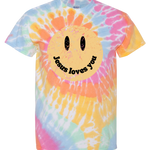 Jesus Loves You Happy | Kids Tee-Youth - Tops - Tees-Sister Shirts-Sister Shirts, Cute & Custom Tees for Mama & Littles in Trussville, Alabama.