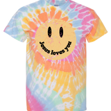 Jesus Loves You Happy | Kids Tee-Youth - Tops - Tees-Sister Shirts-Sister Shirts, Cute & Custom Tees for Mama & Littles in Trussville, Alabama.
