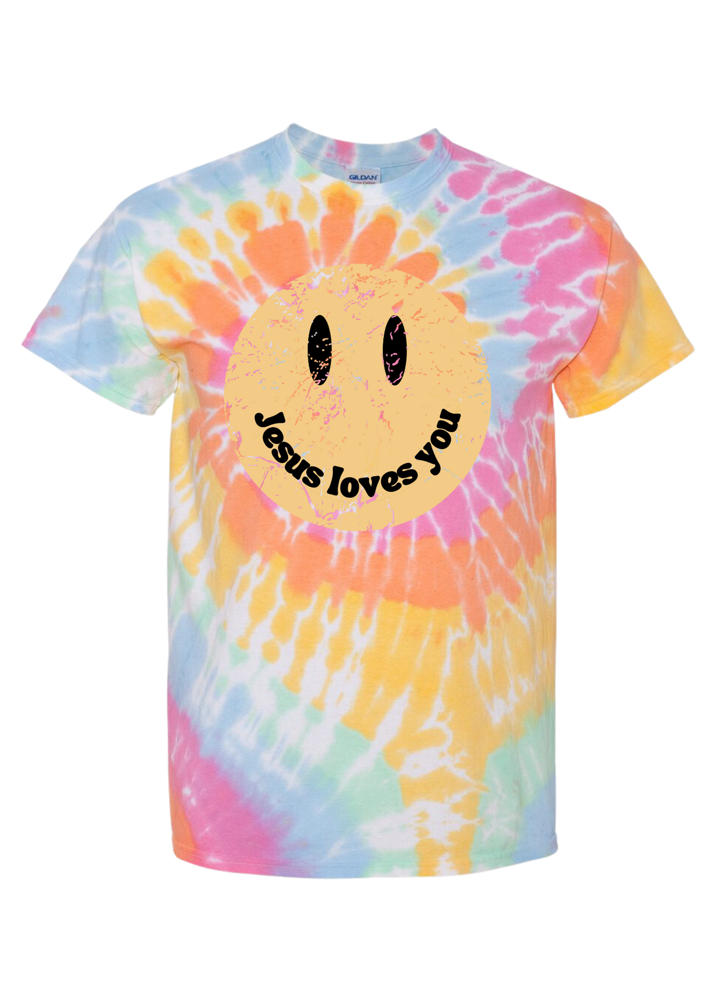 Jesus Loves You Happy | Kids Tee-Youth - Tops - Tees-Sister Shirts-Sister Shirts, Cute & Custom Tees for Mama & Littles in Trussville, Alabama.