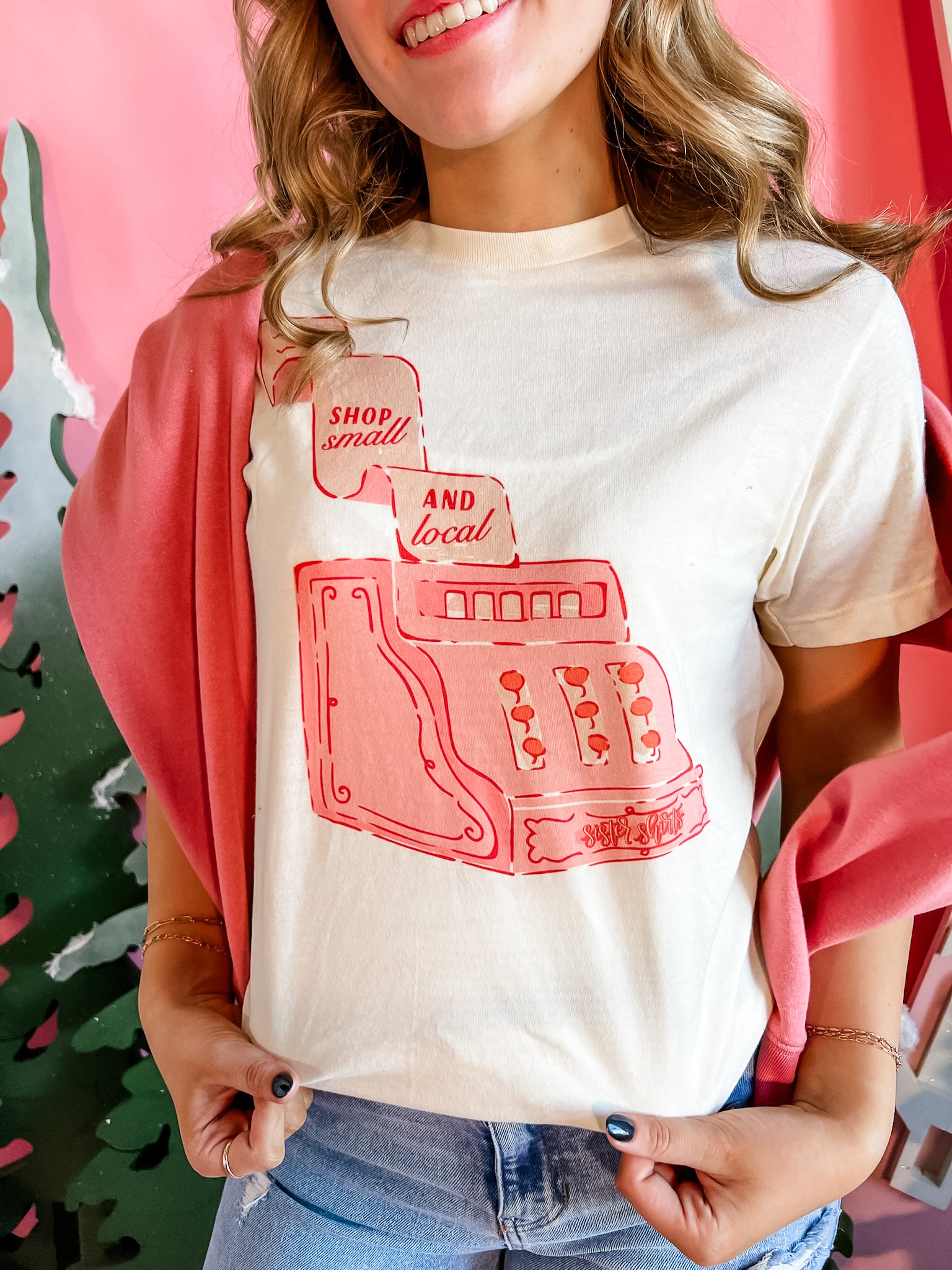 Shop Small. Shop Local | Pinkmas Promo Tee-Adult Tee-Sister Shirts-Sister Shirts, Cute & Custom Tees for Mama & Littles in Trussville, Alabama.