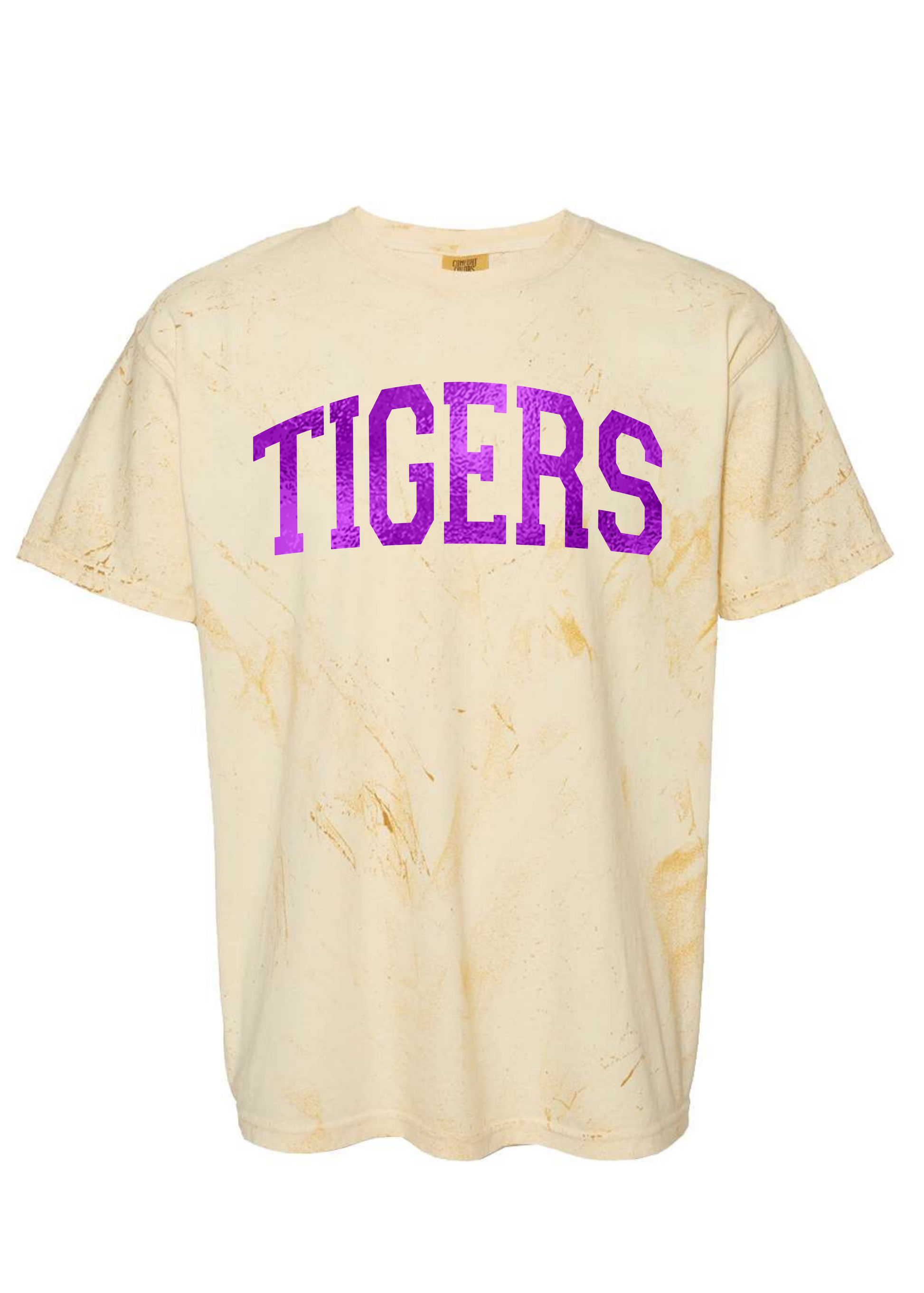 Springville Tigers Foil | Adult Colorblast Tee-Adult Tee-Sister Shirts-Sister Shirts, Cute & Custom Tees for Mama & Littles in Trussville, Alabama.