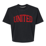 United Foil | Mom Crop Tee-Womens - Tops - Tees-Sister Shirts-Sister Shirts, Cute & Custom Tees for Mama & Littles in Trussville, Alabama.