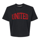 United Foil | Mom Crop Tee-Womens - Tops - Tees-Sister Shirts-Sister Shirts, Cute & Custom Tees for Mama & Littles in Trussville, Alabama.