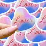 Lover | Taylor Swift Inspired Waterproof Sticker-Home - Stationery - Stickers-Typo Lettering Co-Sister Shirts, Cute & Custom Tees for Mama & Littles in Trussville, Alabama.