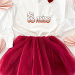 Be Mine Groovy | Kids Tee | RTS-Kids Tees-Sister Shirts-Sister Shirts, Cute & Custom Tees for Mama & Littles in Trussville, Alabama.