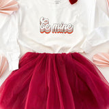 Be Mine Groovy | Kids Tee | RTS-Kids Tees-Sister Shirts-Sister Shirts, Cute & Custom Tees for Mama & Littles in Trussville, Alabama.