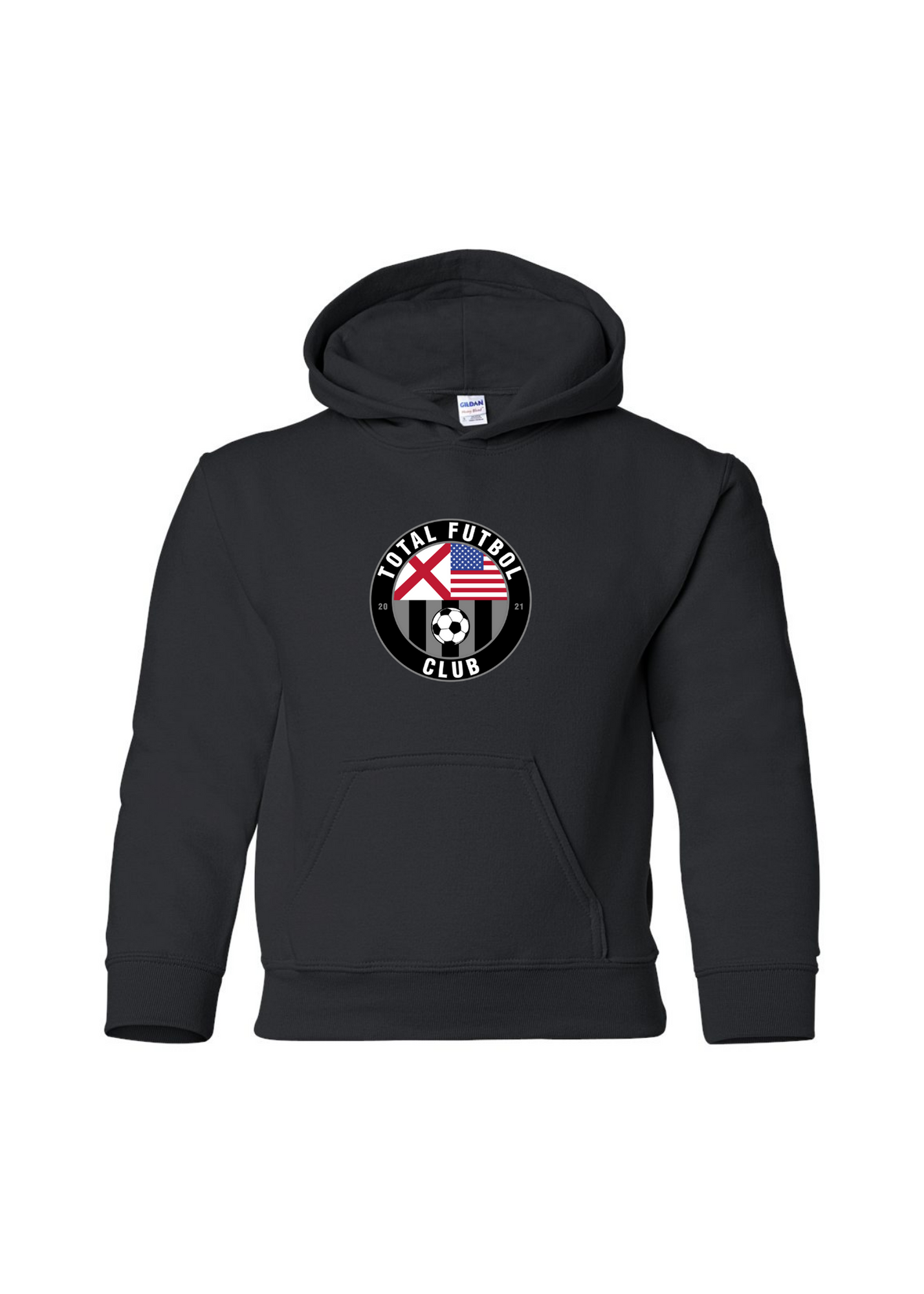 Total Futbol | Kids Hoodie-Youth - Tops - Sweatshirts-Sister Shirts-Sister Shirts, Cute & Custom Tees for Mama & Littles in Trussville, Alabama.