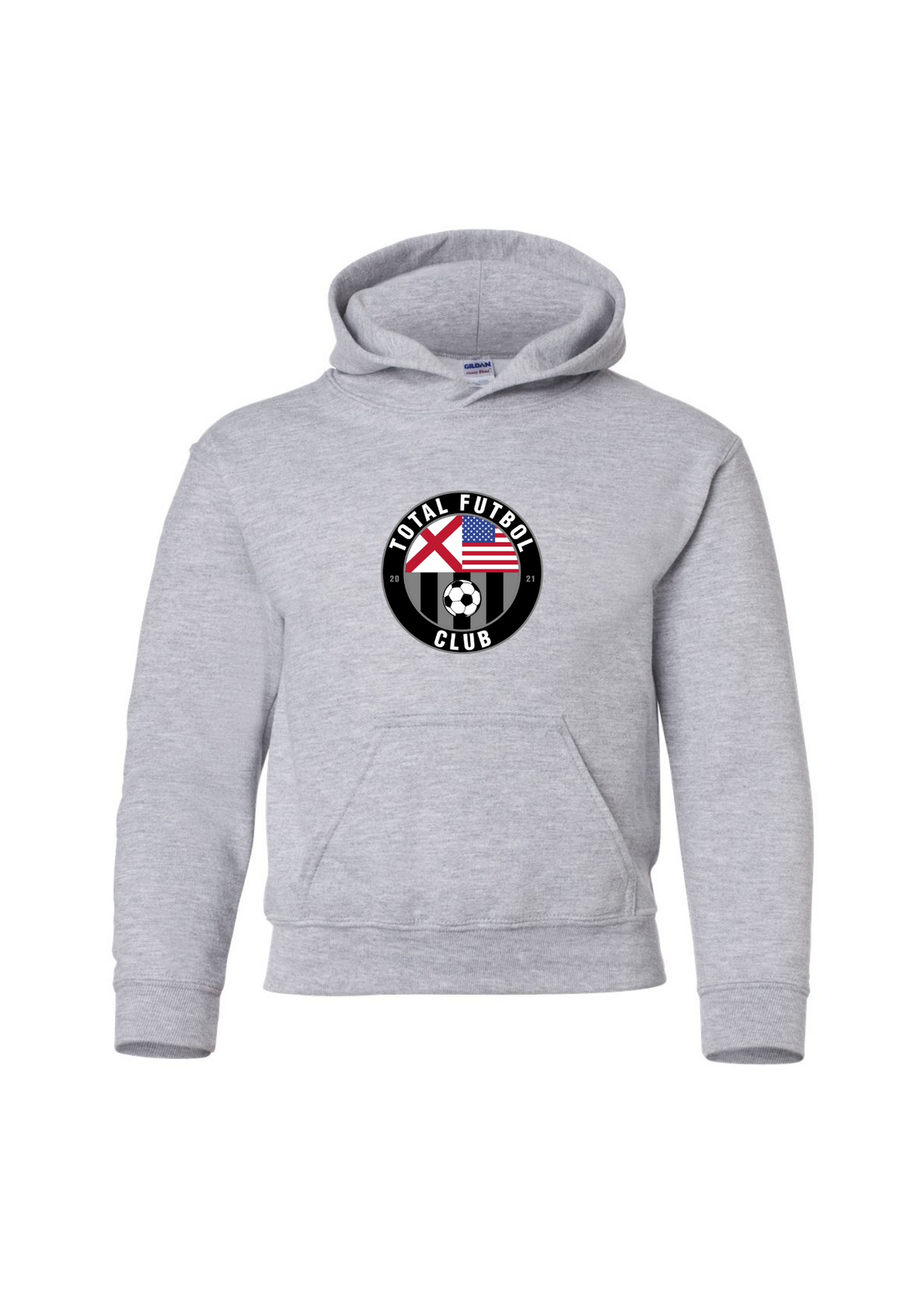 Total Futbol | Hooded Pullover | Kids-Sister Shirts-Sister Shirts, Cute & Custom Tees for Mama & Littles in Trussville, Alabama.