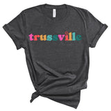 Trussville Multi Happy | Adult Tee-Womens - Tops - Tees-Sister Shirts-Sister Shirts, Cute & Custom Tees for Mama & Littles in Trussville, Alabama.