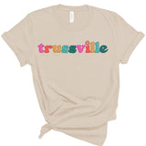 Trussville Multi Happy | Adult Tee-Womens - Tops - Tees-Sister Shirts-Sister Shirts, Cute & Custom Tees for Mama & Littles in Trussville, Alabama.