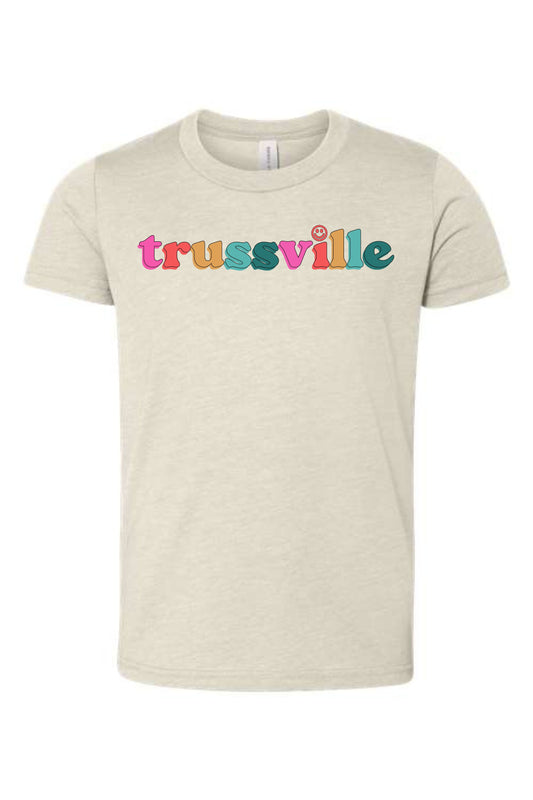 Trussville Multi Smiley | Tee | Kids-Sister Shirts-Sister Shirts, Cute & Custom Tees for Mama & Littles in Trussville, Alabama.